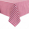 Rode geruite vierkante tafelkleed van polyester 1780 x 1780mm - Mitre Essentials - Fourniresto