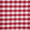 Rode geruite vierkante tafelkleed van polyester 1780 x 1780mm - Mitre Essentials - Fourniresto