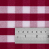 Rode geruite vierkante tafelkleed van polyester 1780 x 1780mm - Mitre Essentials - Fourniresto