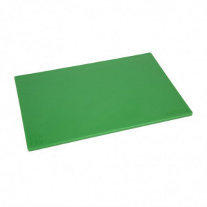 Green Antibacterial Chopping Board - L 450 x W 300mm - Hygiplas