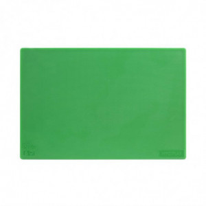 Green Antibacterial Chopping Board - L 450 x W 300mm - Hygiplas
