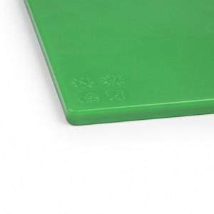 Green Antibacterial Chopping Board - L 450 x W 300mm - Hygiplas