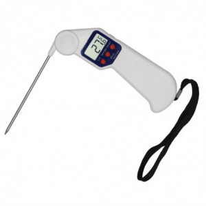 Thermometer met opvouwbare sonde Easytemp wit - Hygiplas - Fourniresto