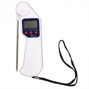 Thermometer met opvouwbare sonde Easytemp wit - Hygiplas - Fourniresto