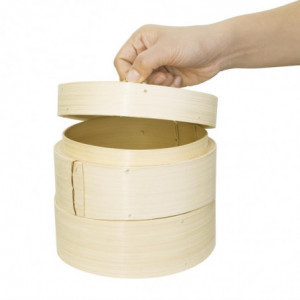 Stoommandje bamboe 15,2 cm - Vogue - Fourniresto