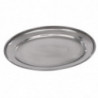 Oval stainless steel serving dish - 407mm - Olympia - Fourniresto