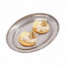 Oval stainless steel serving dish - 407mm - Olympia - Fourniresto