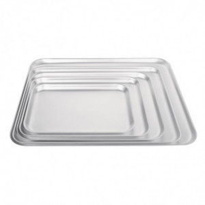 Aluminum Cooking Plate - L 420 x W 305mm - Vogue