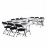 Opvouwbare Tafel met Wit Midden 1,8 m - Bolero