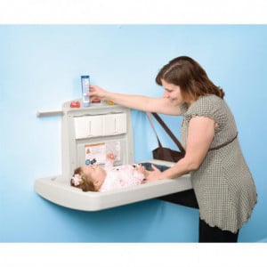 Horizontale Verschoontafel in Polypropyleen - Rubbermaid