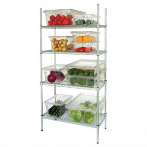 Etagère Modulaire 4 niveaux-L 915 x P 460mm  - Vogue