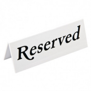 Tischschild "Reserviert" - Set von 10 - Olympia - Fourniresto