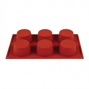 Siliconen Muffinvorm 6 Stuks Formaflex - Pavoni