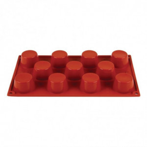 Siliconen 11 mini-muffin vormen Formaflex - Pavoni - Fourniresto