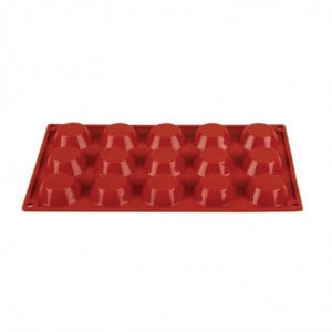 Mold 15 Tartlets in Silicone Formaflex- Pavoni