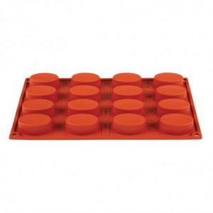 16 Oval Silicone Mould - GN 1/3 - Pavoni