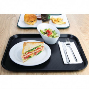 Plateau self-service 305 x 415mm zwart - Olympia KRISTALLON - Fourniresto