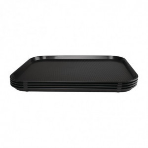 Plateau self-service 305 x 415mm noir - Olympia KRISTALLON - Fourniresto