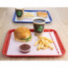 Self-Service Tray 305 X 415mm Red - Olympia KRISTALLON - Fourniresto