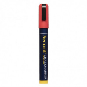 Krijtstift 6mm rood - Securit - Fourniresto