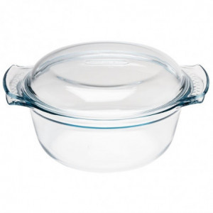 Ronde glazen braadpan 3,5L - Pyrex - Fourniresto