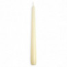 Tapered candles 254mm ivory - FourniResto - Fourniresto