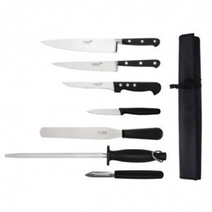 Set aus 7 Messern mit Etui - DEGLON