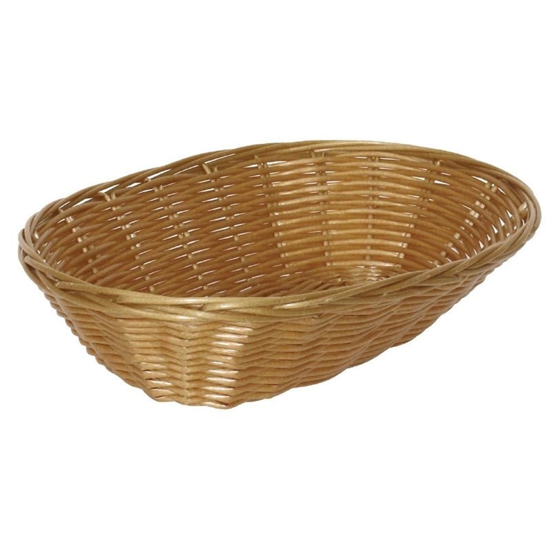 Oval Wicker Polypropylene Basket - Set of 6 - Olympia