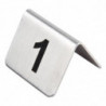 Tafelnummers van roestvrij staal 21 tot 30 - Olympia - Fourniresto