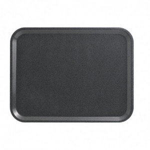 Gladde Gelamineerde Plaat Capri Antraciet 325Mm - Cambro - Fourniresto