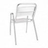 Stapelbare aluminium stoelen - Set van 4 - Bolero - Fourniresto