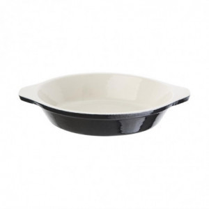 Round black gratin dish 750ml - Vogue - Fourniresto