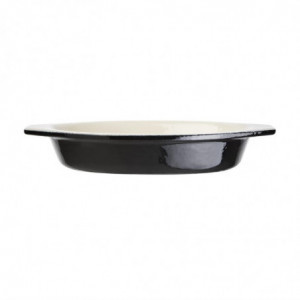 Oval Black Gratin Dish - 650 ml - Vogue