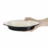 Oval Black Gratin Dish - 650 ml - Vogue