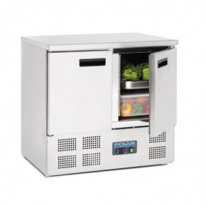 Compacte Koelwerkbank 2 Deuren - 240 L - Polar - Fourniresto