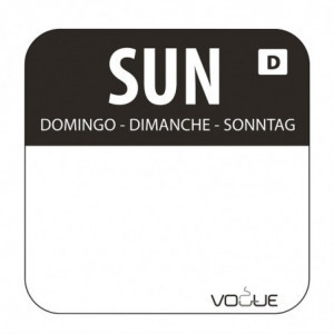 Oplosbare etiketten voor voedsel "Dimanche" - Vogue