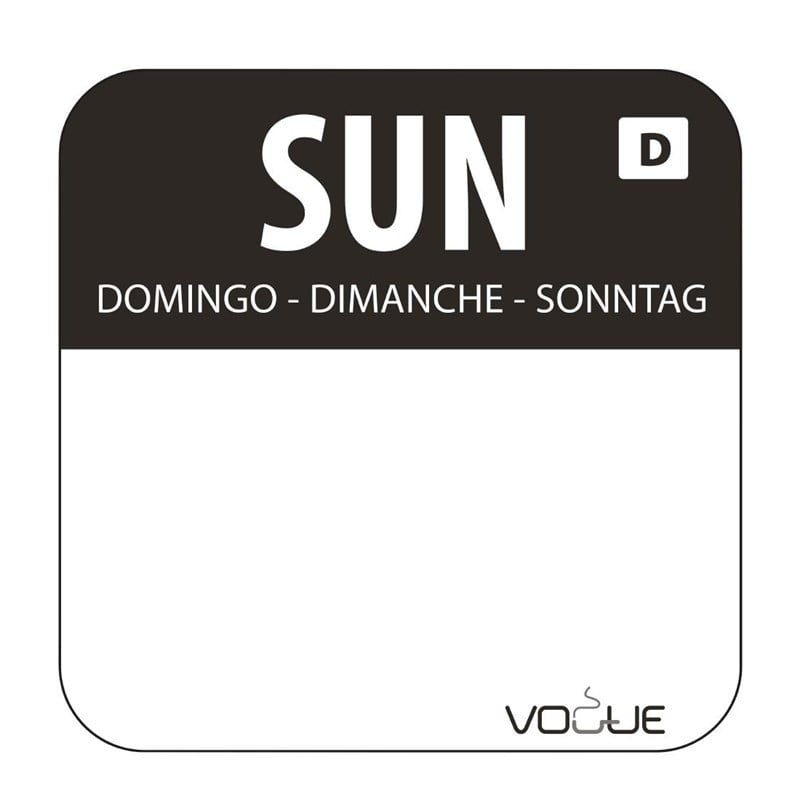 Lösliche Etiketten für Lebensmittel "Dimanche" - Vogue