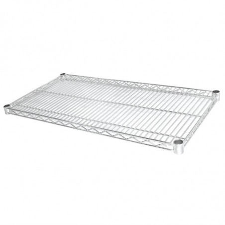 Set of 2 Metal Shelves - L 915 x 610 mm - Vogue