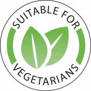 Vegetarische gerechten labels - Set van 1000 - Vogue