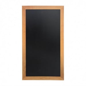 Tafelwand lang, Teak-Finish 1200 x 560mm - Securit - Fourniresto