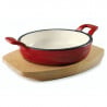 Ronde Braadpan Magma Rood - Ø 16,2 Cm - Lacor