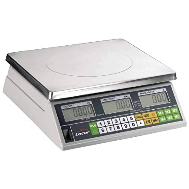 Elektronische keukenweegschaal - Bereik 15 kg - Lacor