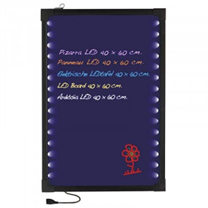 Verlicht LED-bord - 40 x 60 cm - Lacor