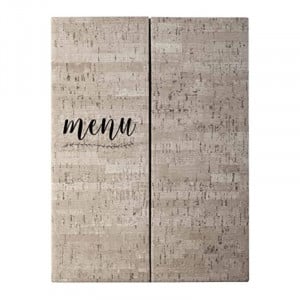 Goya Menu Cover In Faux Leather - A4 - Lacor