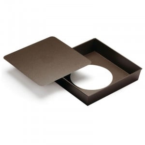 Quadratische Springform mit herausnehmbarem Boden - 240 x 240 mm - TELLIER