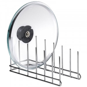 Chrome-Plated Steel Lid Rack - Tellier