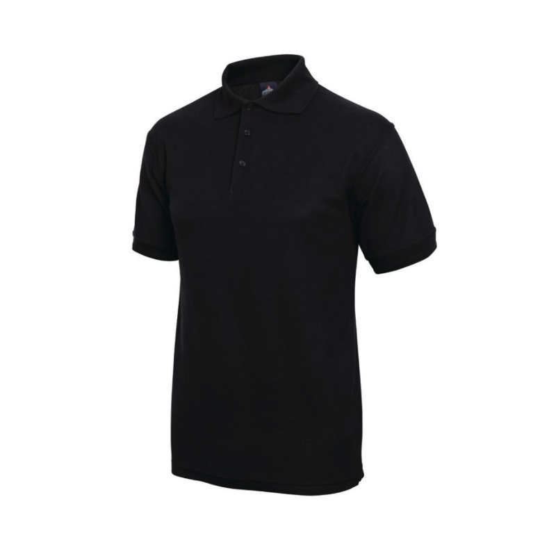 Polo Mixte Noir - Taille M - FourniResto - Fourniresto