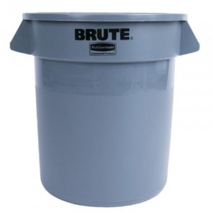 Afvalbak Brute Grijs - 37,9L - Rubbermaid