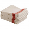 Linen Glass Cloths - Red - L 762 X 508 mm - Vogue