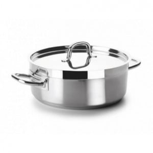 Professional Stockpot With Lid - Chef Luxe - ø 28 cm